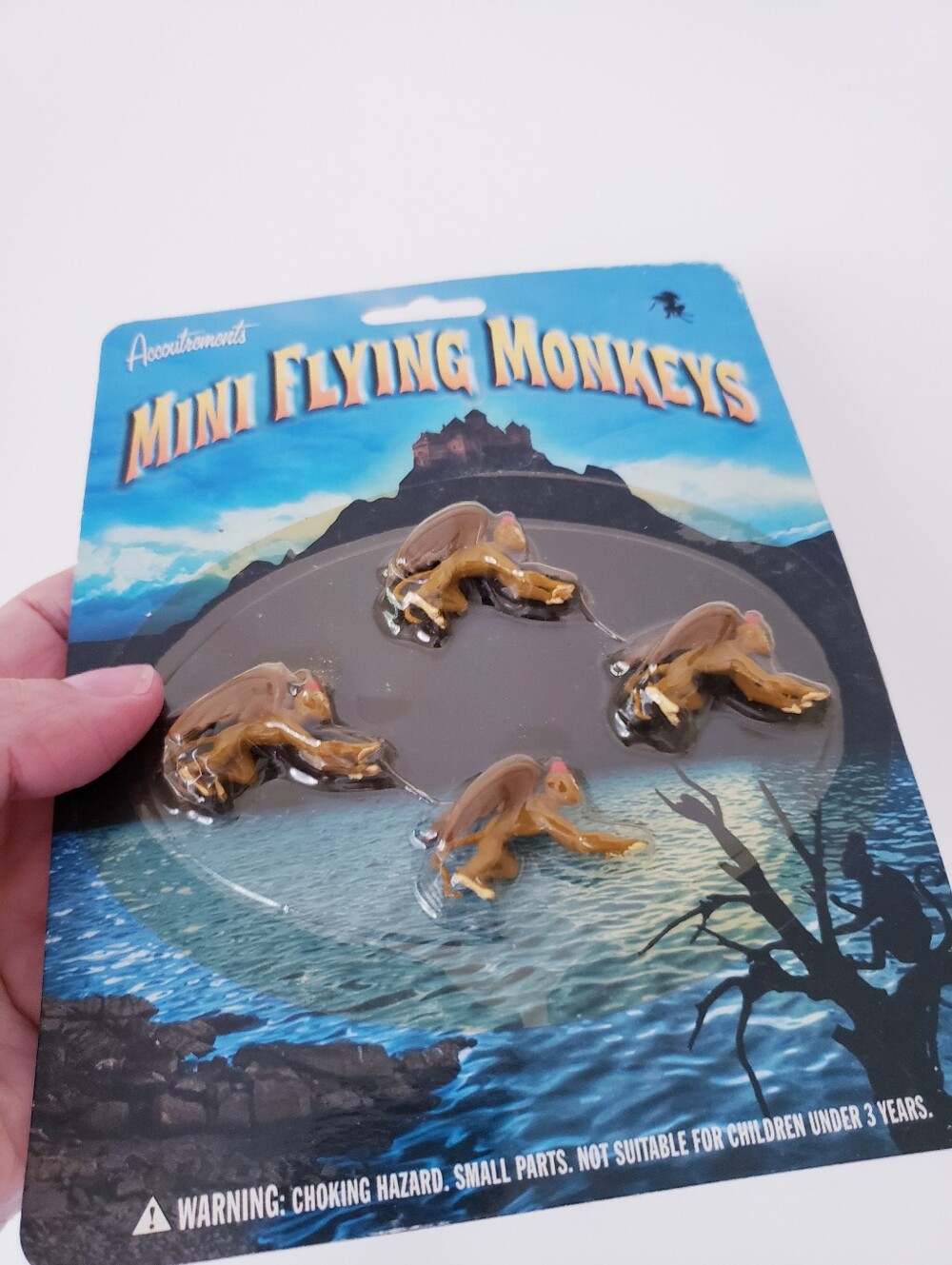 Vintage 2007 Accoutrements Mini Flying Monkeys Figure 4-Pack Set - Picture 2 of 5